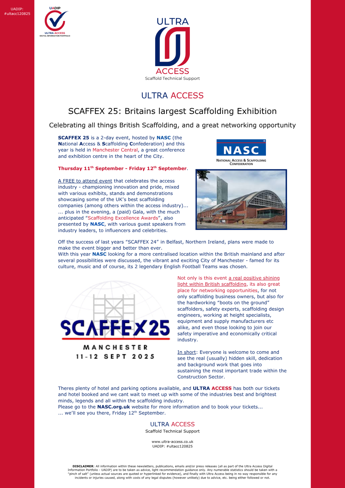 ScaffEx (brought to you by NASC)