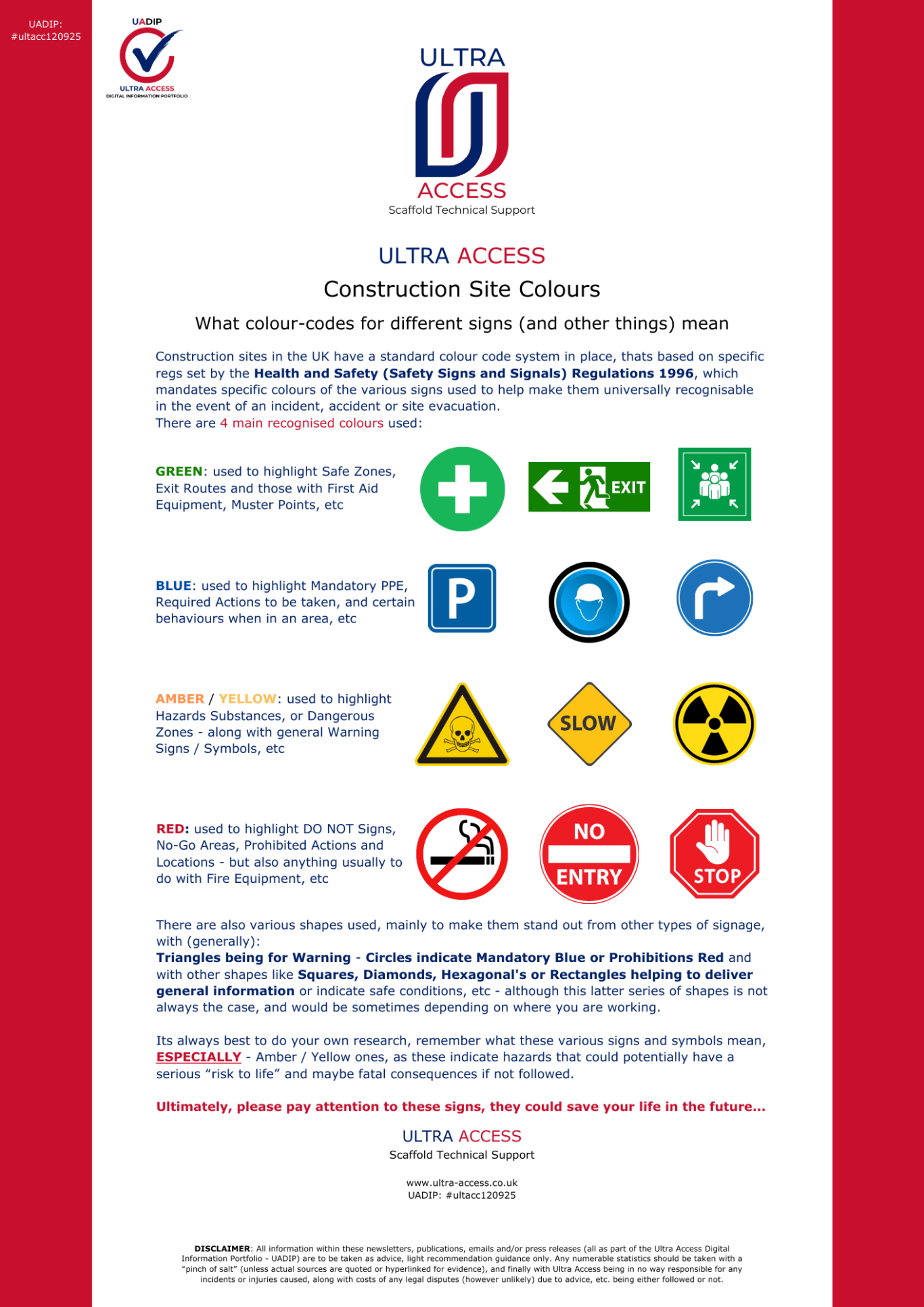 Construction Site Colours