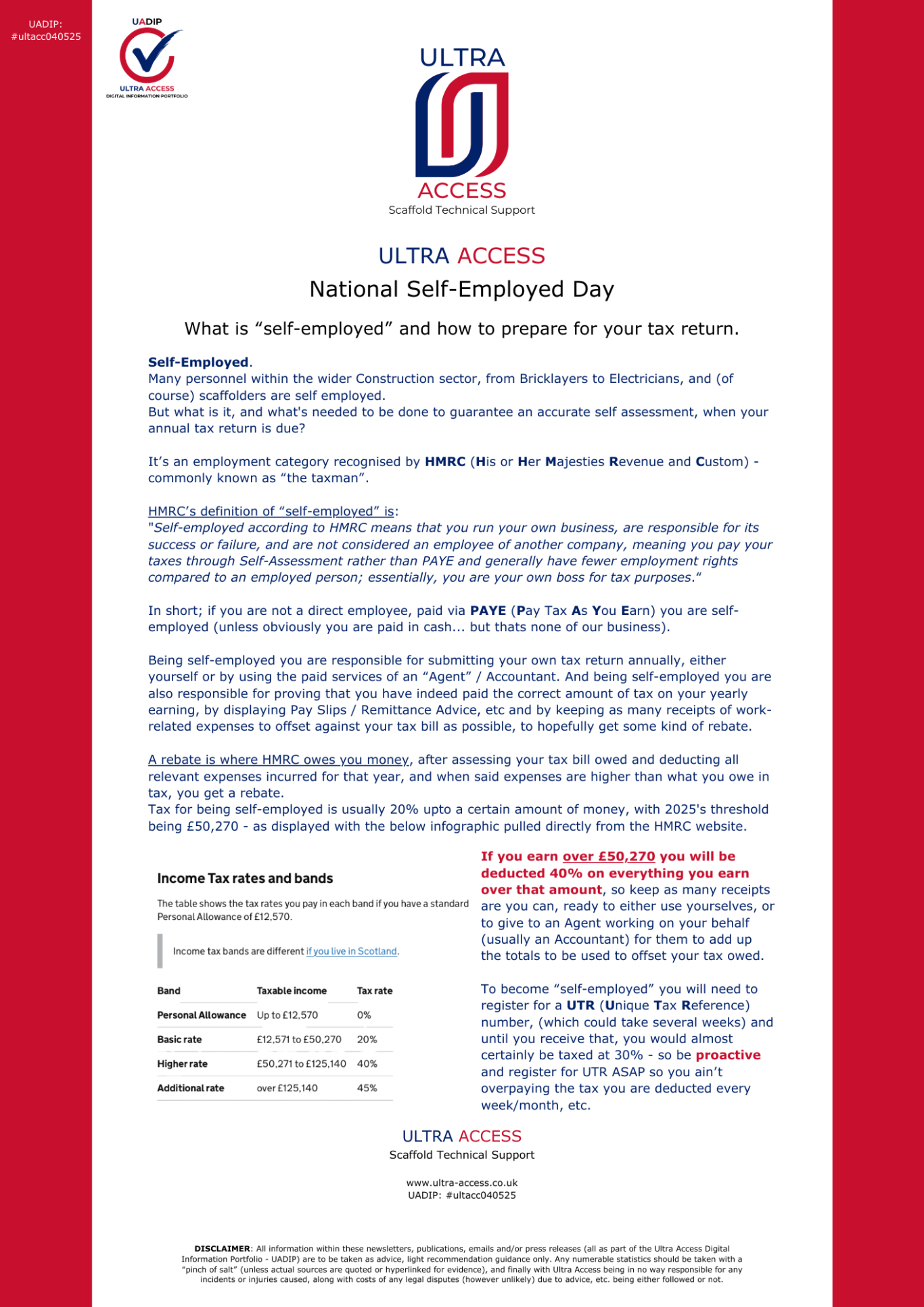 National Self-Employed Day