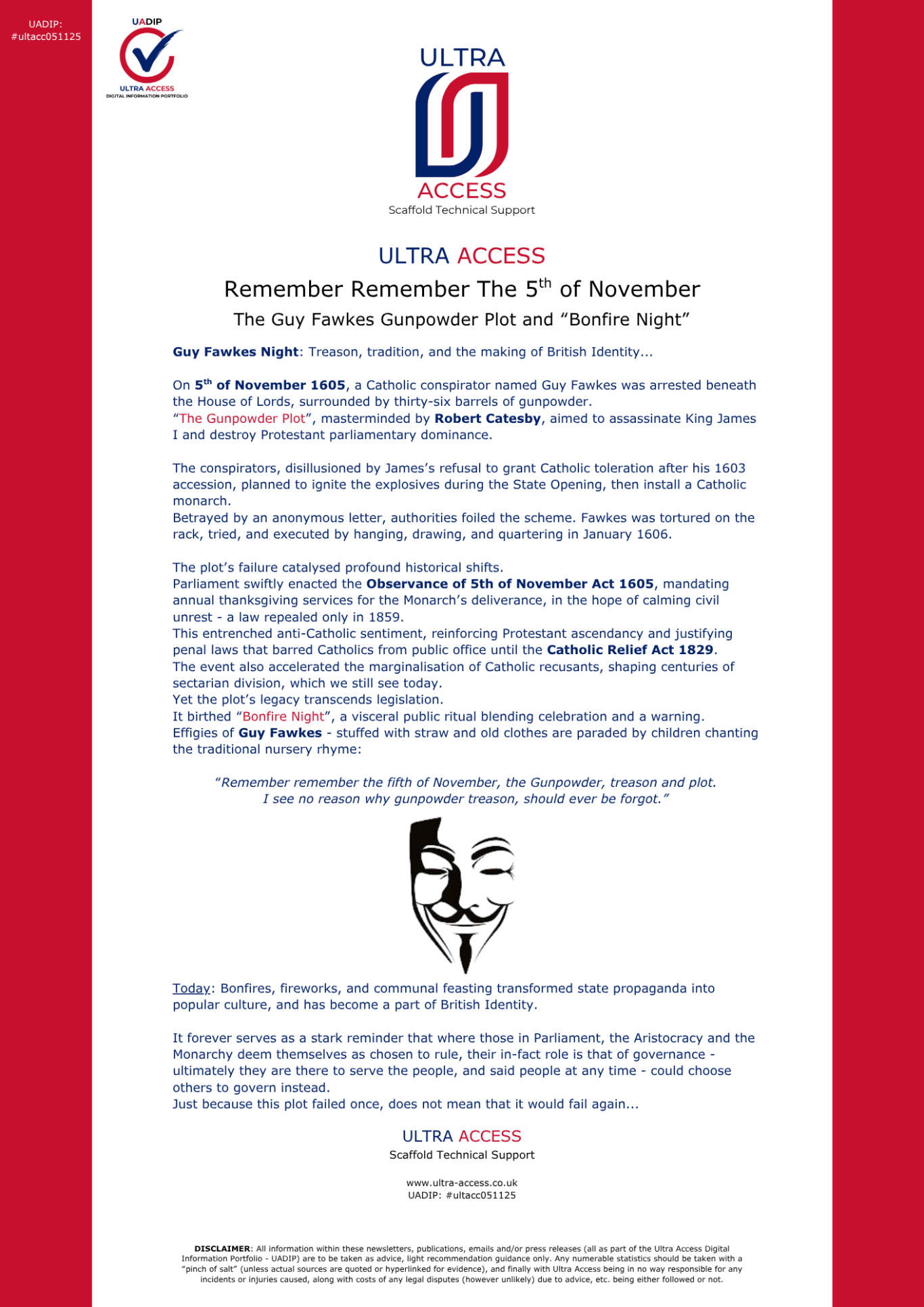 Remember Remember The 5th of November