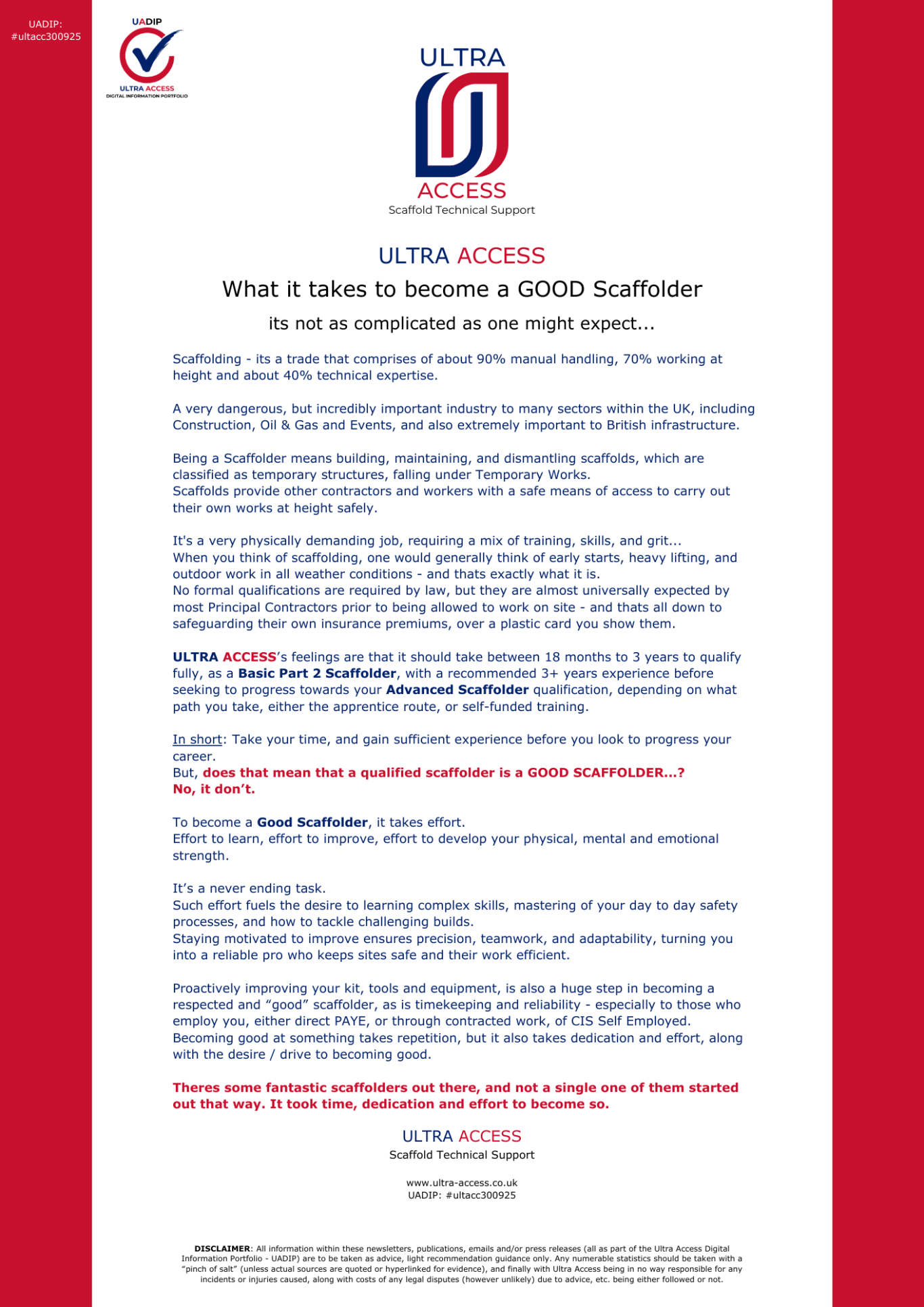 How to become a GOOD Scaffolder