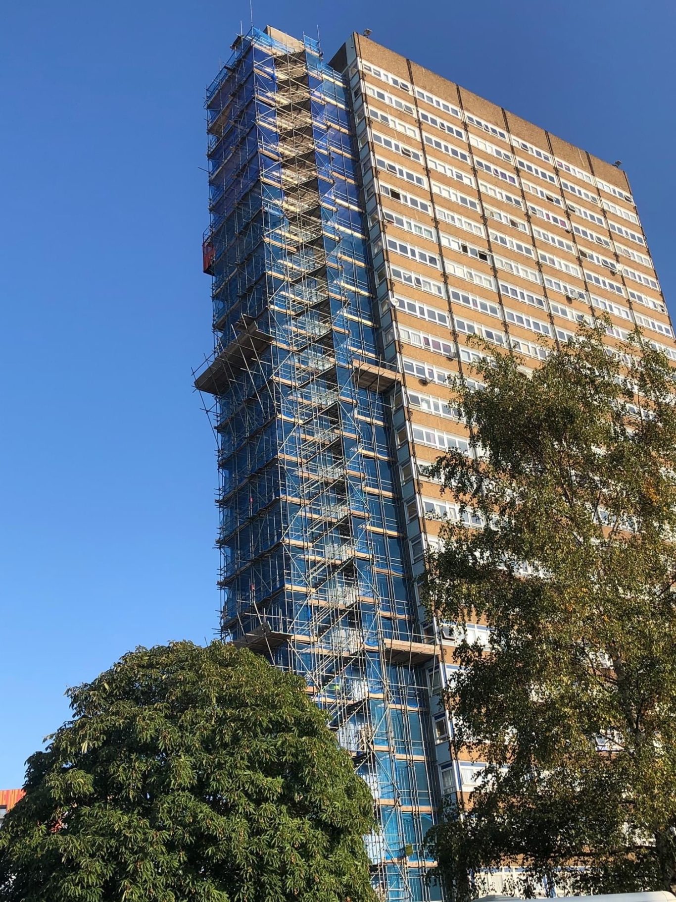 Designed "Triple Standard" Independent Scaffold w/ Triple Standard Staircase.