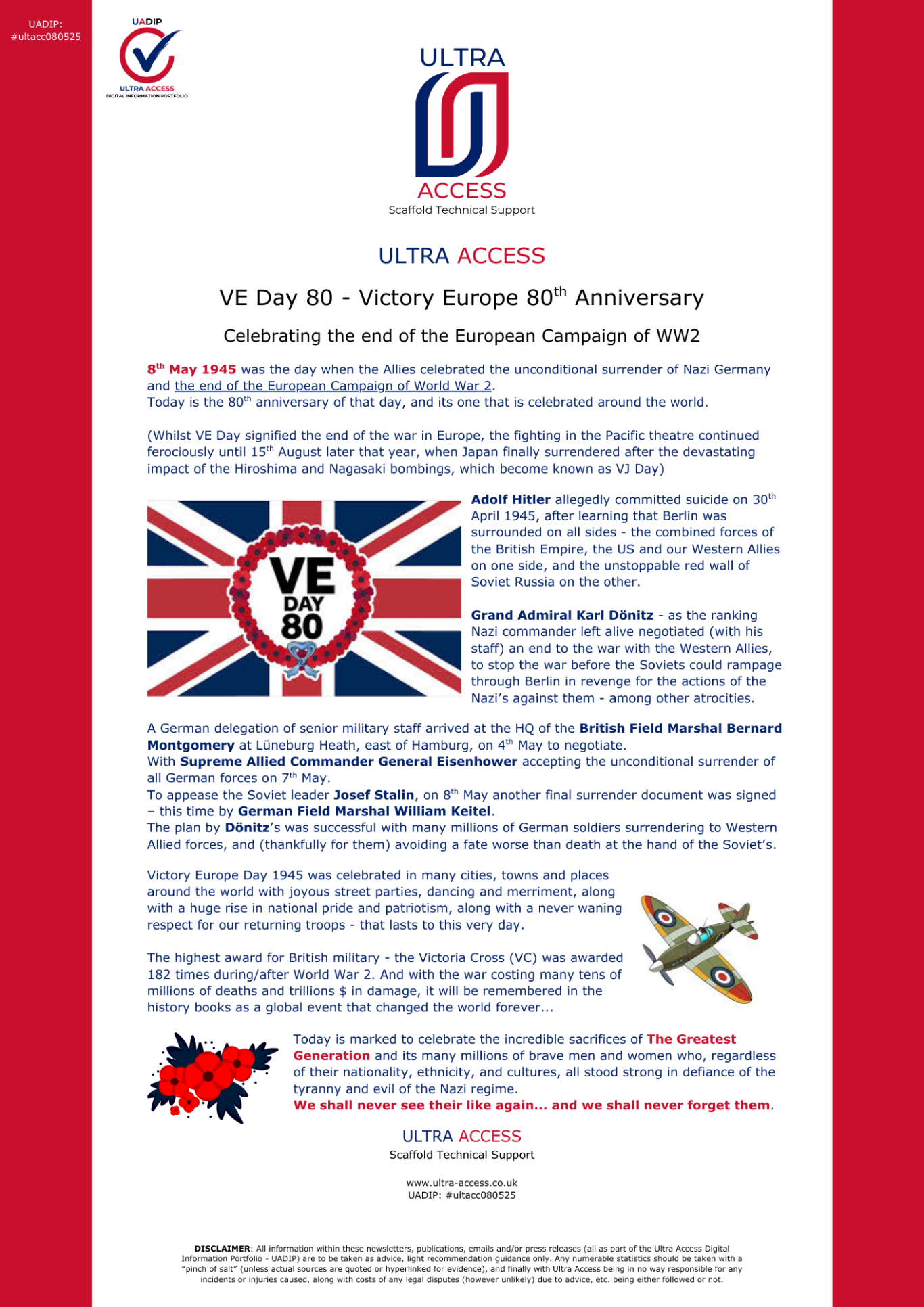 VE Day 80 (Victory Europe)