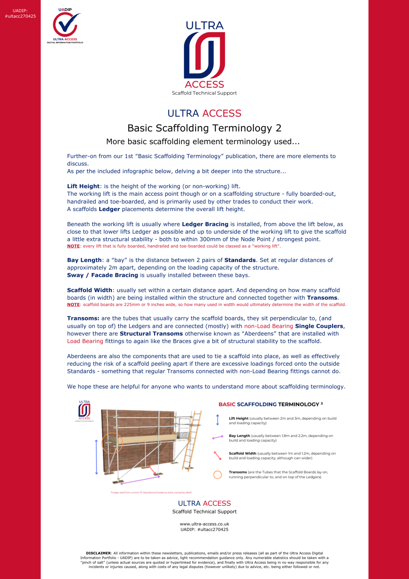 Basic Scaffolding Terminology (Part 2)