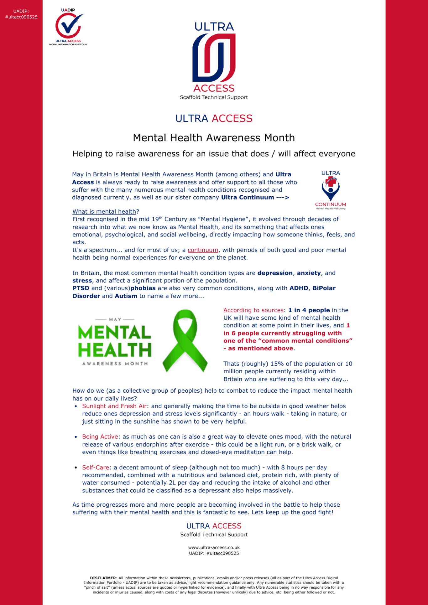 Mental Health Awareness Month