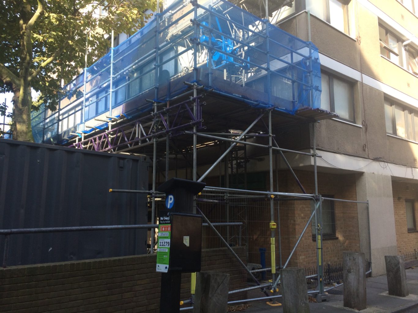 Designed Protection Scaffold.