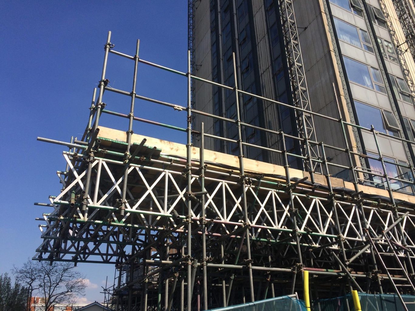 Designed Cantilevered Loading Gantry w/Beams.